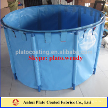 1200gsm vinyl pvc coated tarpaulin fabric used for making fish pond